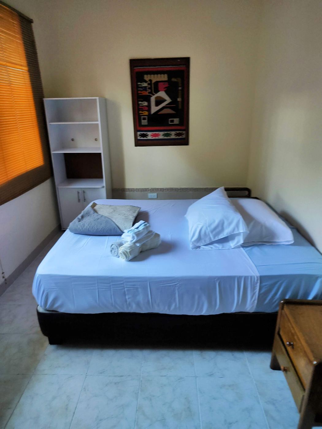 Herradura House bedroom with a double bed
